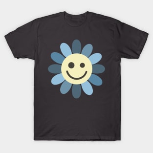 Blue Happy Flower T-Shirt